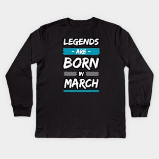 March legend Kids Long Sleeve T-Shirt